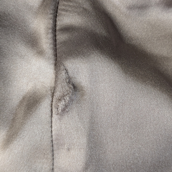 NWT!!! Zara Elegant A-Line Satin Effect Midi Skirt - Champagne Size Small - Picture 8 of 13